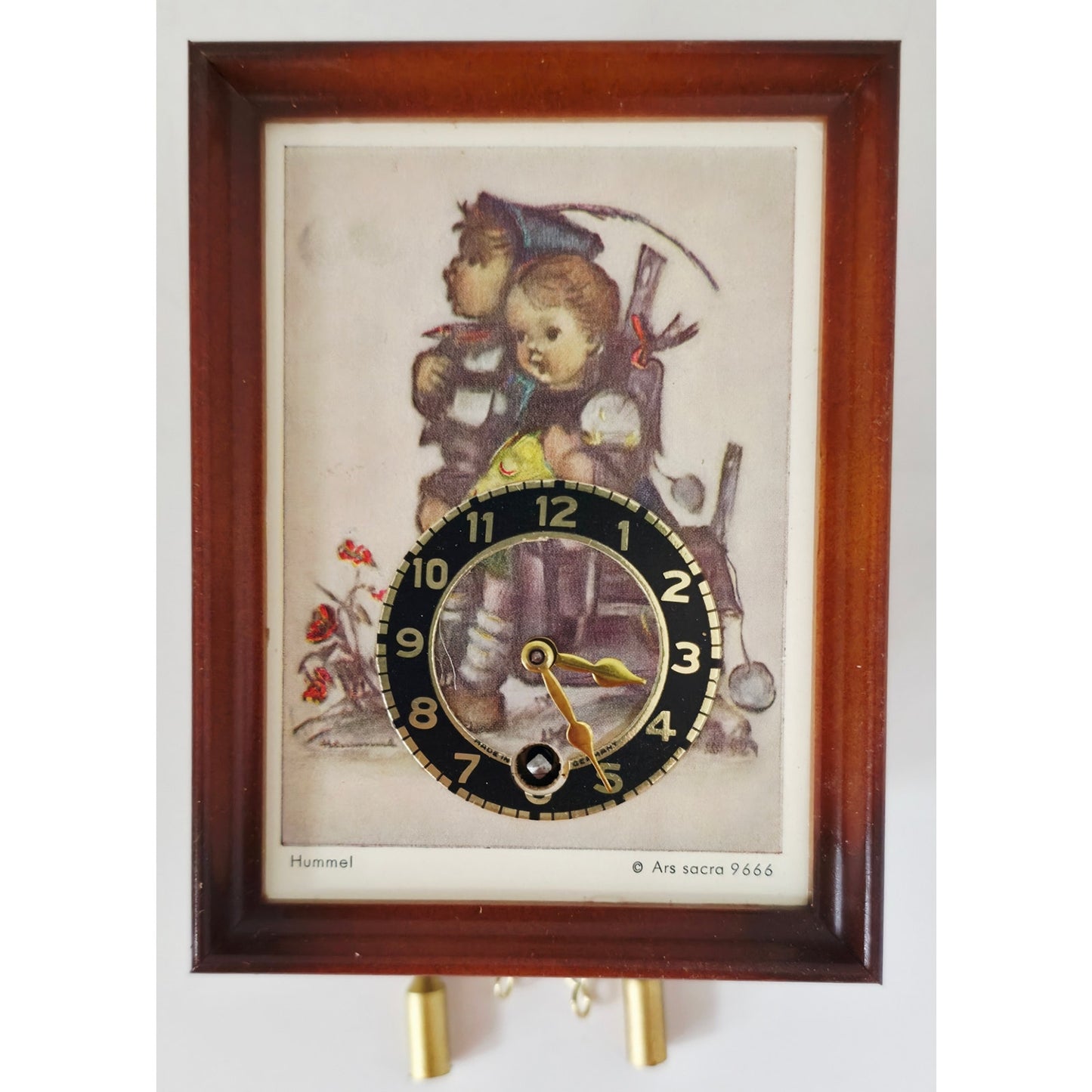 VINTAGE *NEW* 1960's Linden Mini Hanging Cuckoo Clock with Chimes West Germany