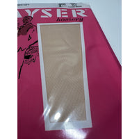 VINTAGE *NEW* Kayser Hosiery Seamless Mesh-Clear Beige Sz9.5L X 4