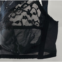 VINTAGE *NEW* 1960's Carnival Women's Black Lace Bullet Bra Size 32 B USA