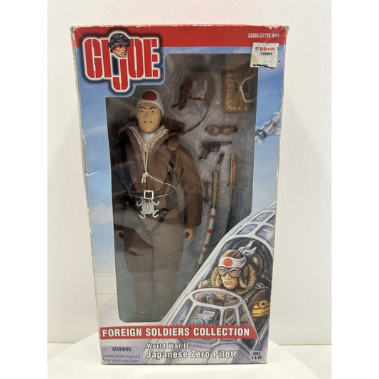 VINTAGE *NEW* 2000 GI Joe WWII Japanese Zero Pilot Foreign Soldiers Collection
