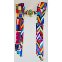 "Frozen In Time" 1960's Vintage Watch Face w/ Silk/Satin Tie Bracelet