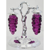 VINTAGE *NEW* 1960's Purple Grape Shape Salt and Pepper Shakers Set of 2