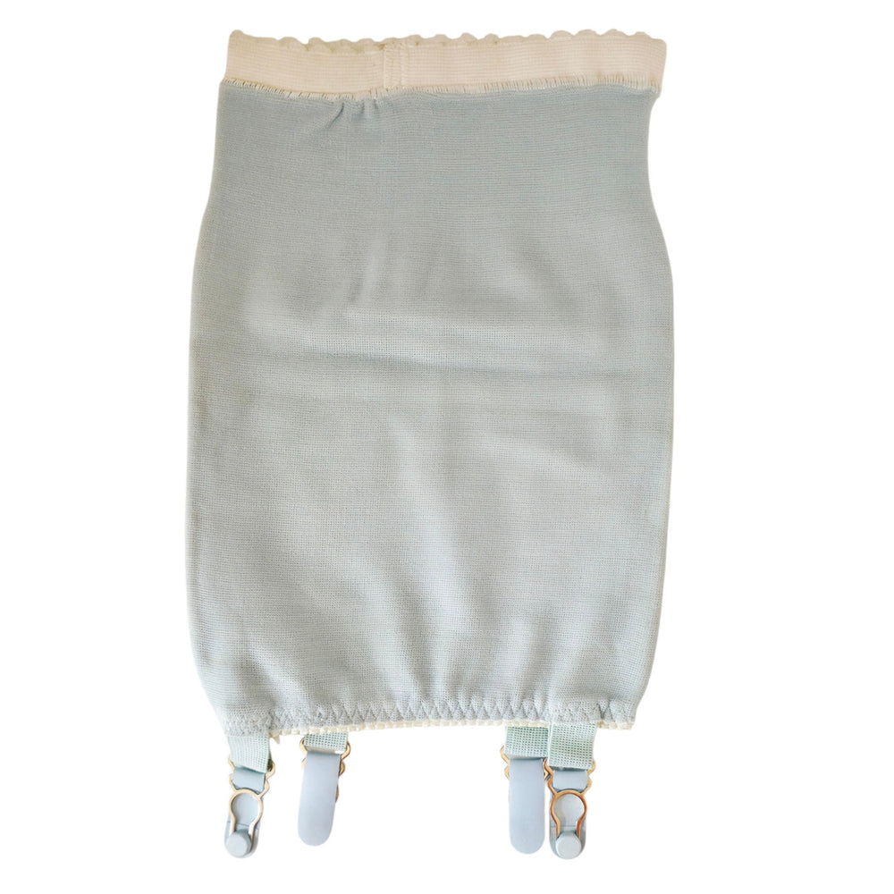 VINTAGE *NEW* 1950's Magic Stretch Women's Light Blue Girdle w/Garter Size M