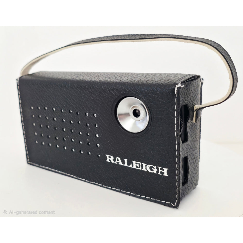 VINTAGE 1960's *PRISTINE * Raleigh 15 Model 1540 AM Transistor Radio with Case