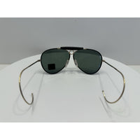 VINTAGE *NEW* 1970's Unisex Gold Aviator Wraparound Sunglasses