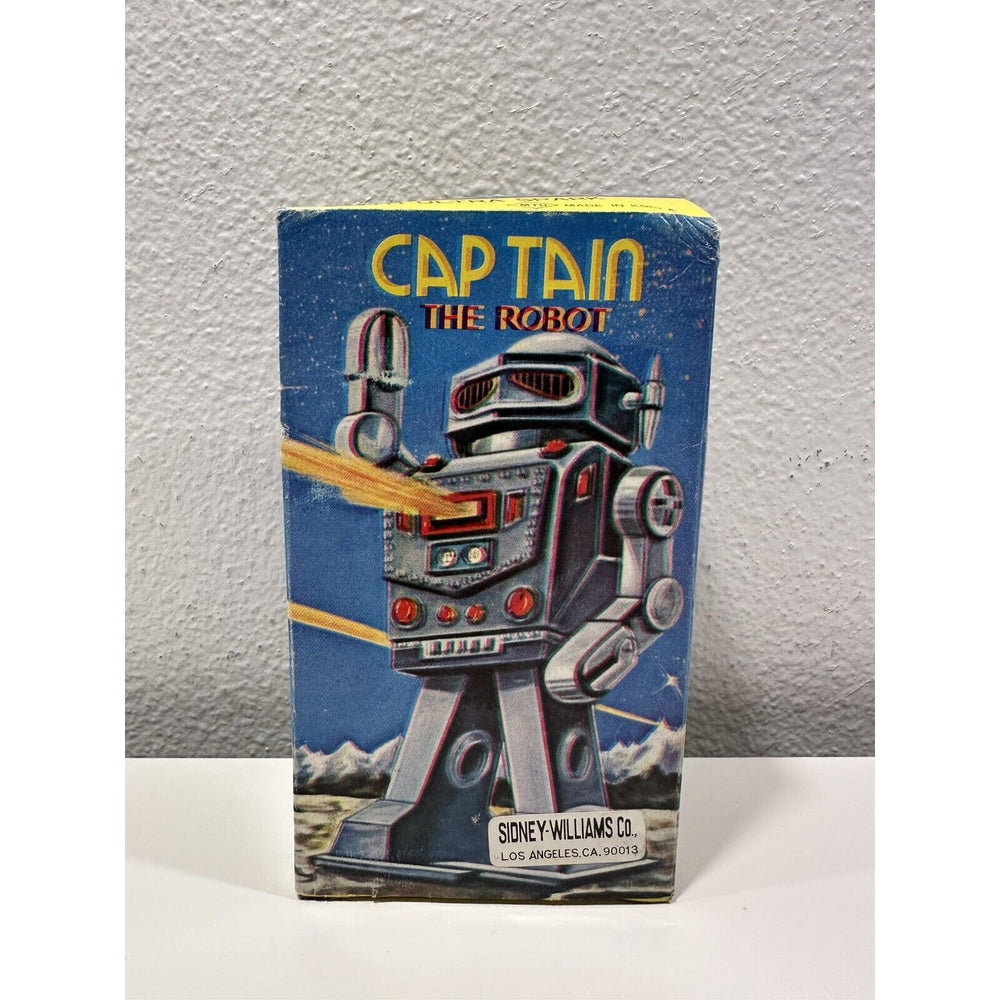 VINTAGE *NEW* Classic 5.5" Captain the Robot / Tin Wind-Up Toy