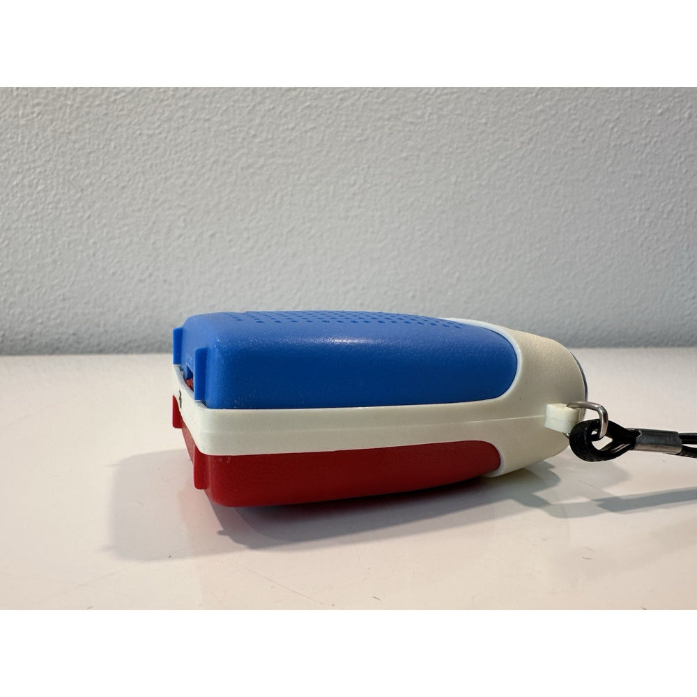 VINTAGE *NEW* ROBIN AIE-741 Red/Blue Solid State Micro Transistor Radio