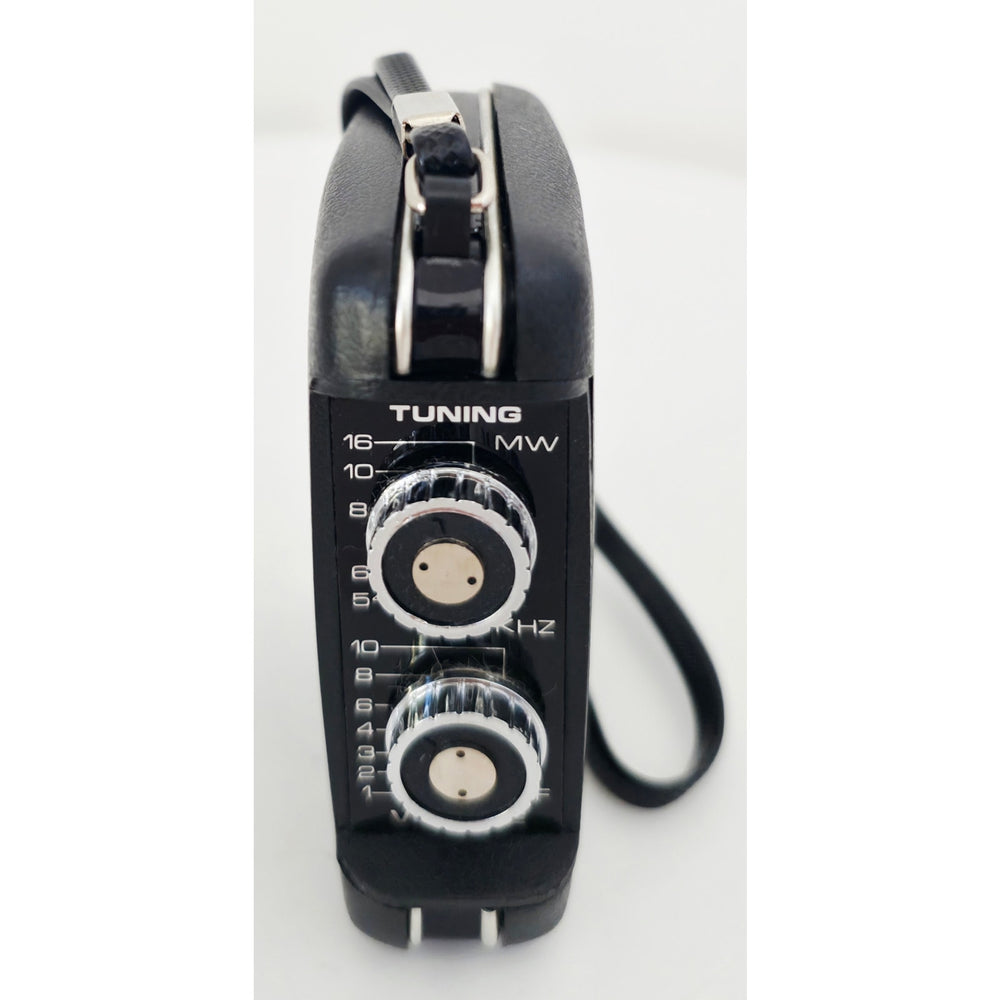 VINTAGE *NEW* 1970's Four Star FS-7 Black Solid State AM Transistor Radio