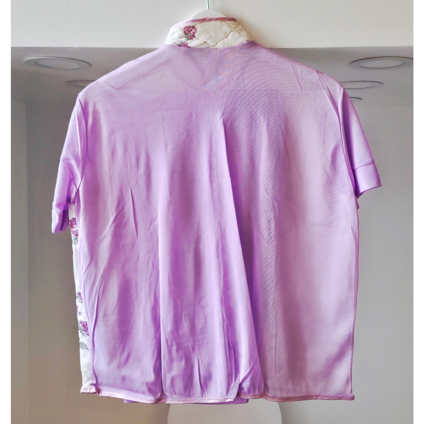 VINTAGE *NEW* 1960's ILGWU Women's Sleepwear Purple/Cream 2 Piece Size 40