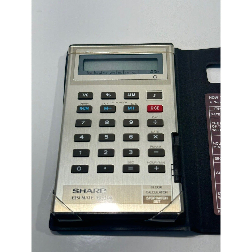 VINTAGE *NEW* Sharp Elsimate EL-407 Electronic Calculator