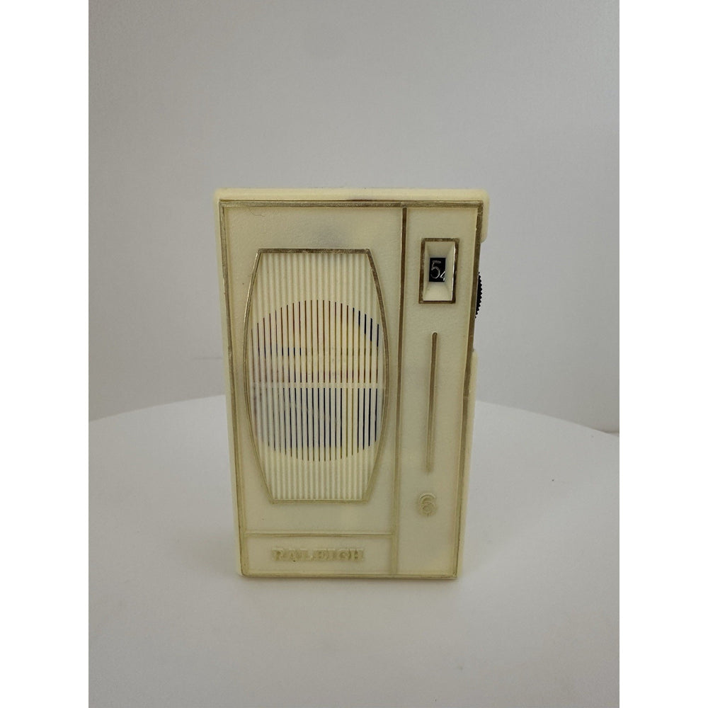 VINTAGE *NEW* 1960's/1970 Raleigh 6 Model#612 Transistor Radio/High Sensitivity