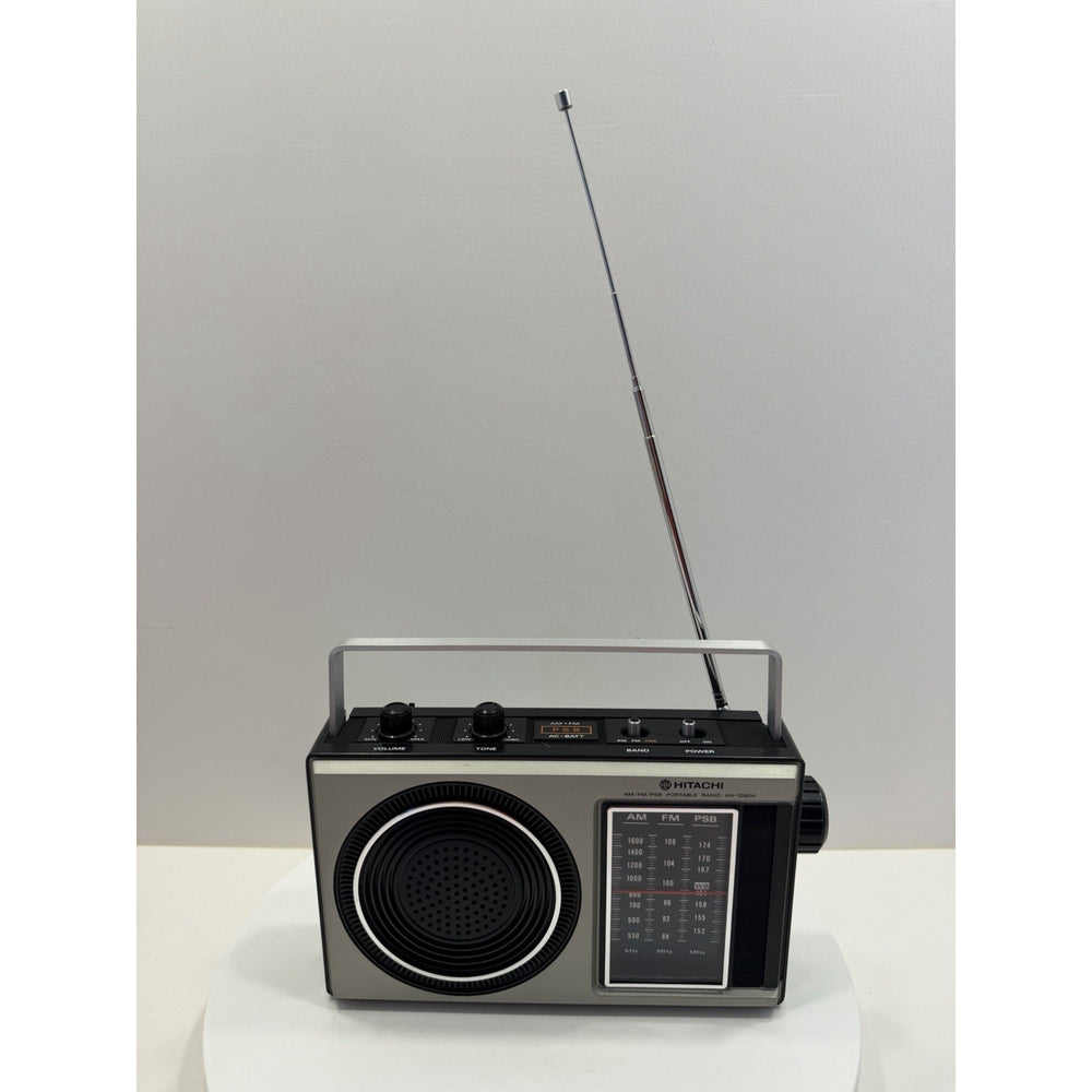 VINTAGE 1980's Hitachi KH-1080H AM/FM/PSB 3-Band Portable Radio - Needs Lovin'