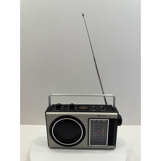 VINTAGE 1980's Hitachi KH-1080H AM/FM/PSB 3-Band Portable Radio - Needs Lovin'