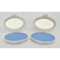 VINTAGE *NEW* 1960's Vivian Woodard 1.4 oz Blue Eye Shadow Palette Set of 2 USA