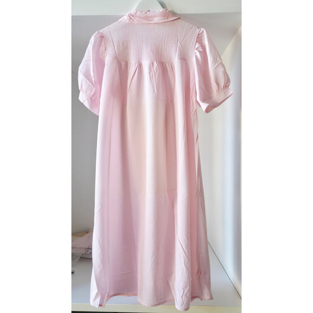 VINTAGE *NEW* 1960's Women's Light Pink Nightgown with Flowers 100% Nylon Size L