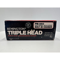 VINTAGE *NEW* 1980's Remington PM-950 Triple Head Electric SS Shaver PM-950 USA