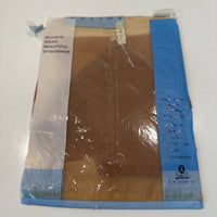 VINTAGE *NEW* 50's Hosiery Seamless 400 Ndl Flat Knit-Beigetone-Sz 10