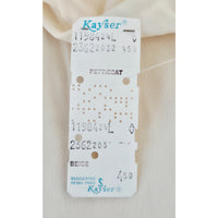 VINTAGE *NEW* 1960's Kayser Women's Beige Slip with Lace Trim Size L