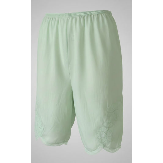 VINTAGE *NEW* 1960's Kayser Women's Light Green w/Lace Bloomers Panties Size 6