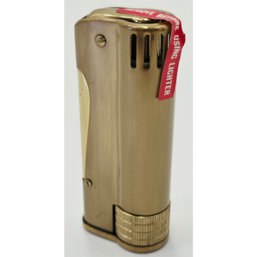 VINTAGE *NEW* 1960's Continental Butane Kwik-Fill Bronze Lighter Japan