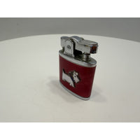 VINTAGE *NEW* 1956 Royal Star Japanese Super Lighter Red with White Scottie