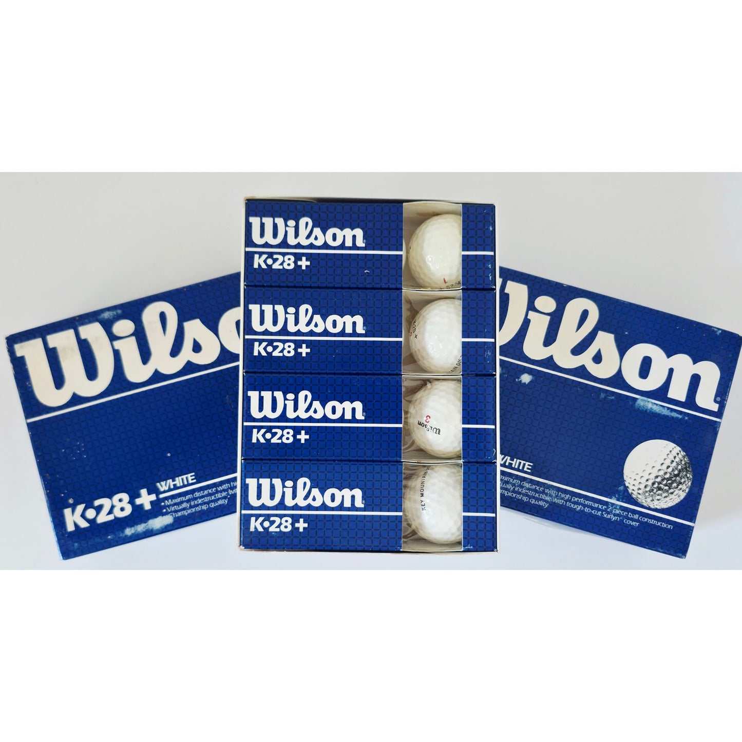 VINTAGE *NEW* 1970's Wilson K 28+ Surlyn Covered Golf Balls Set of 12 USA