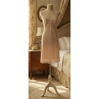 VINTAGE *NEW* 1960's Kayser Women's Beige with Lace Trim Slip Dress Size 36
