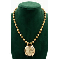 Vintage 1960's Stellaris Gold Watch Face Necklace Custom Made | Limited Edition