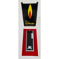 VINTAGE *NEW* 1960's Black Lighter w/Pegasus in Original Box by Supreme USA