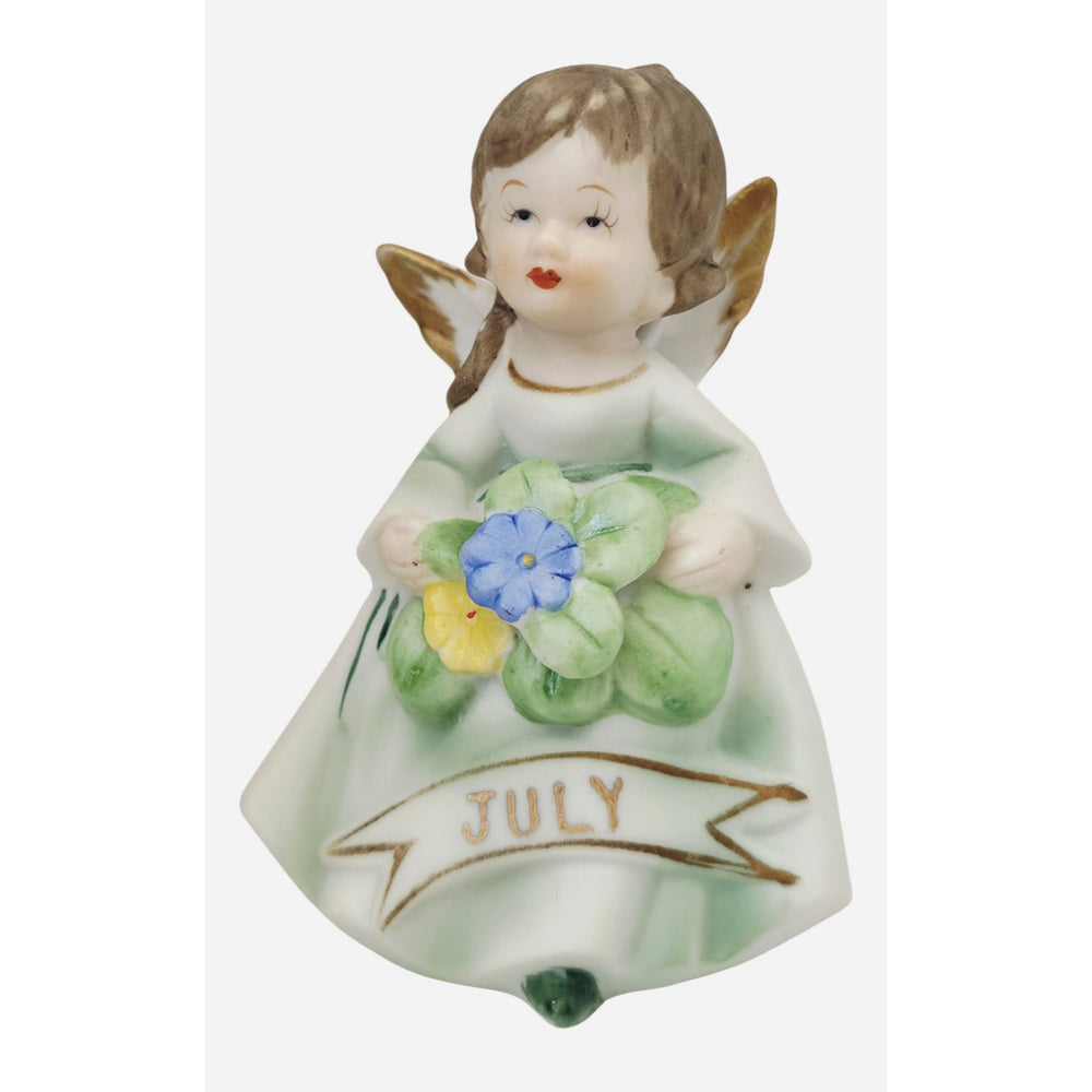 VINTAGE *NEW* 1950's July Birthday Angel Porcelain Figurine