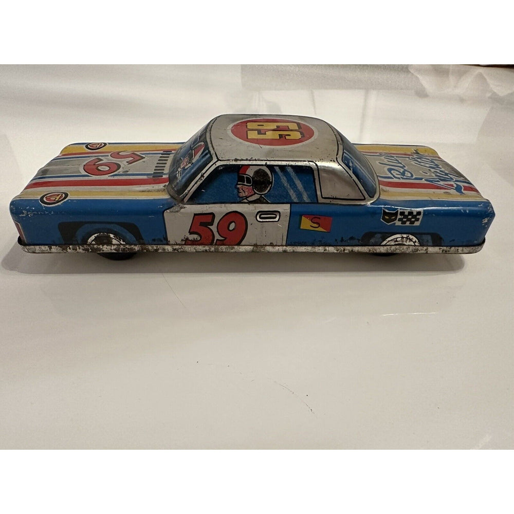 VINTAGE *NEW* 1950's Large Toy Metal Police, Fire Chief, Race Car Japan