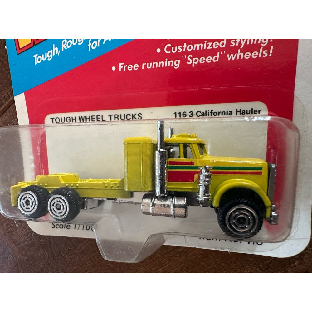 VINTAGE *NEW* 1980's Kidco Tough Wheels California Hauler Truck Die-Cast Toy