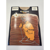 VINTAGE *NEW* 1960's Kayser Hosiery-Seamless-Deep Beige-Size 10L 3-Pair