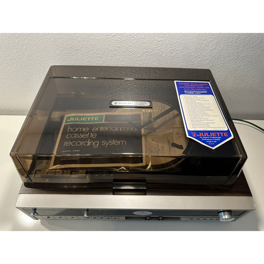 VINTAGE *NEW* Juliette C-950 am/fm Stereo Cassette Record System