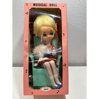 VINTAGE *NEW*1960's Jaymar Musical Revolving Doll w/Jewelry Box