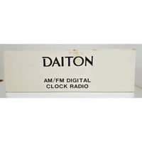 VINTAGE *PRISTINE* 1970's DAITON Space Age Analog AM/FM Clock Radio