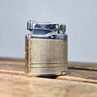 VINTAGE *NEW* 1950's Blaze Gold Textured Butane Lighter