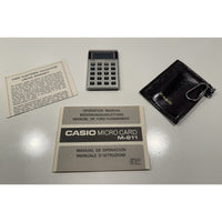 VINTAGE *NEW* CASIO M-811 Micro Card Electronic Calculator