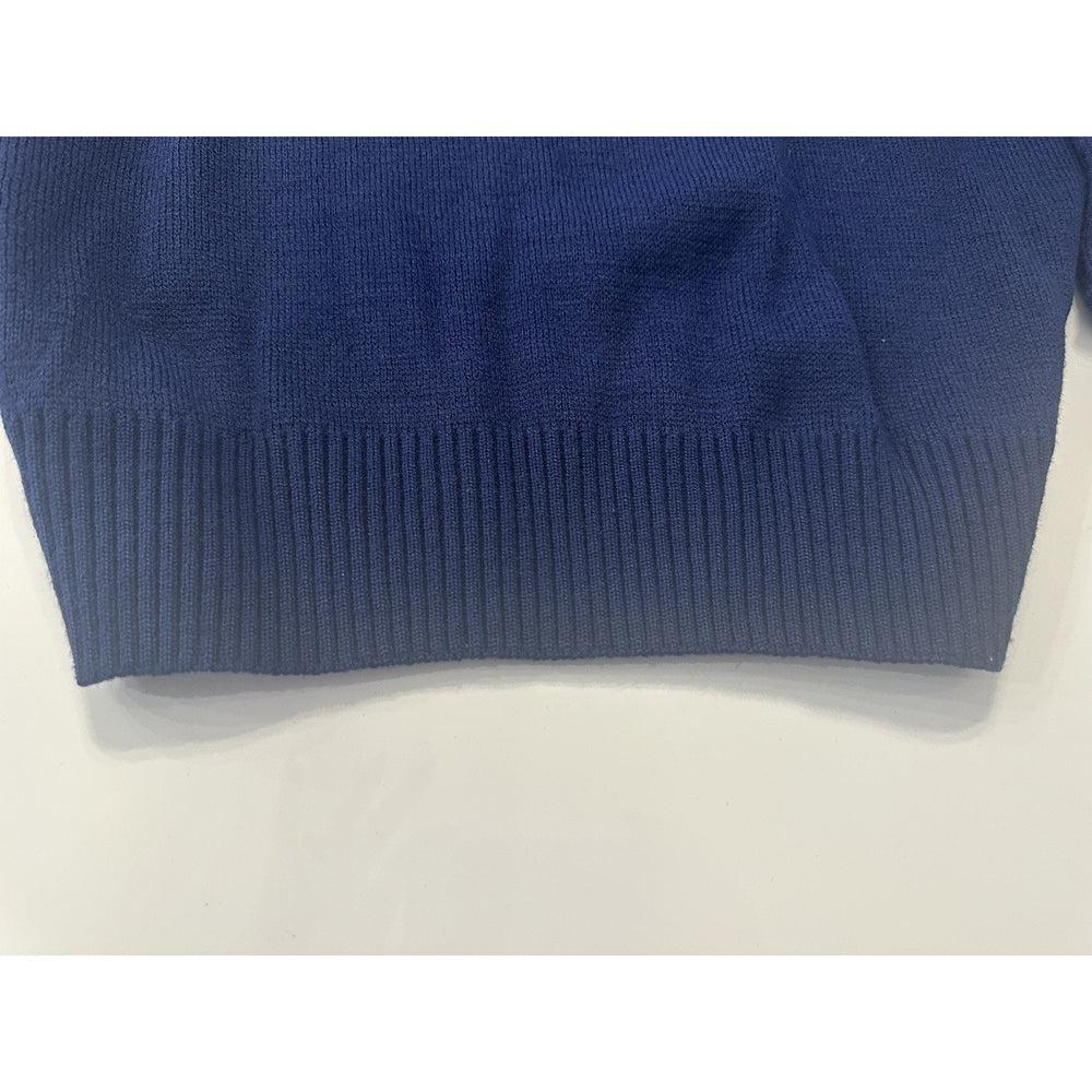 Vintage *NEW* Original 1980's Navy 'Sony Tape' Dealer Promo Sweater w/Tag Sz S