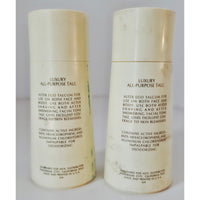 VINTAGE *NEW* 1970's Woodard for Men Luxury All-Purpose Talcom Powder Set of 2