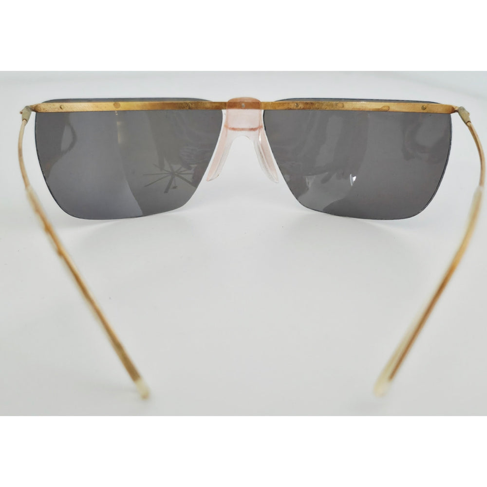VINTAGE *NEW* 1970's Gray Lens with Gold Arm and Pink Bridge Sunglasses