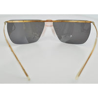VINTAGE *NEW* 1970's Gray Lens with Gold Arm and Pink Bridge Sunglasses