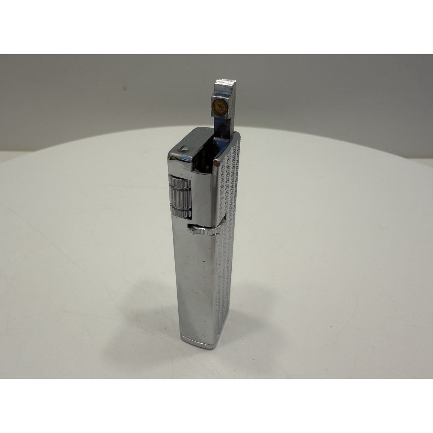 VINTAGE *NEW* 1950's Stellar Silver Textured Super Lighter