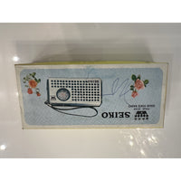 Needs Lovin' - VINTAGE 1960's Seiko FS22 Blue Solid State Pocket Transistor Radio CLEAN