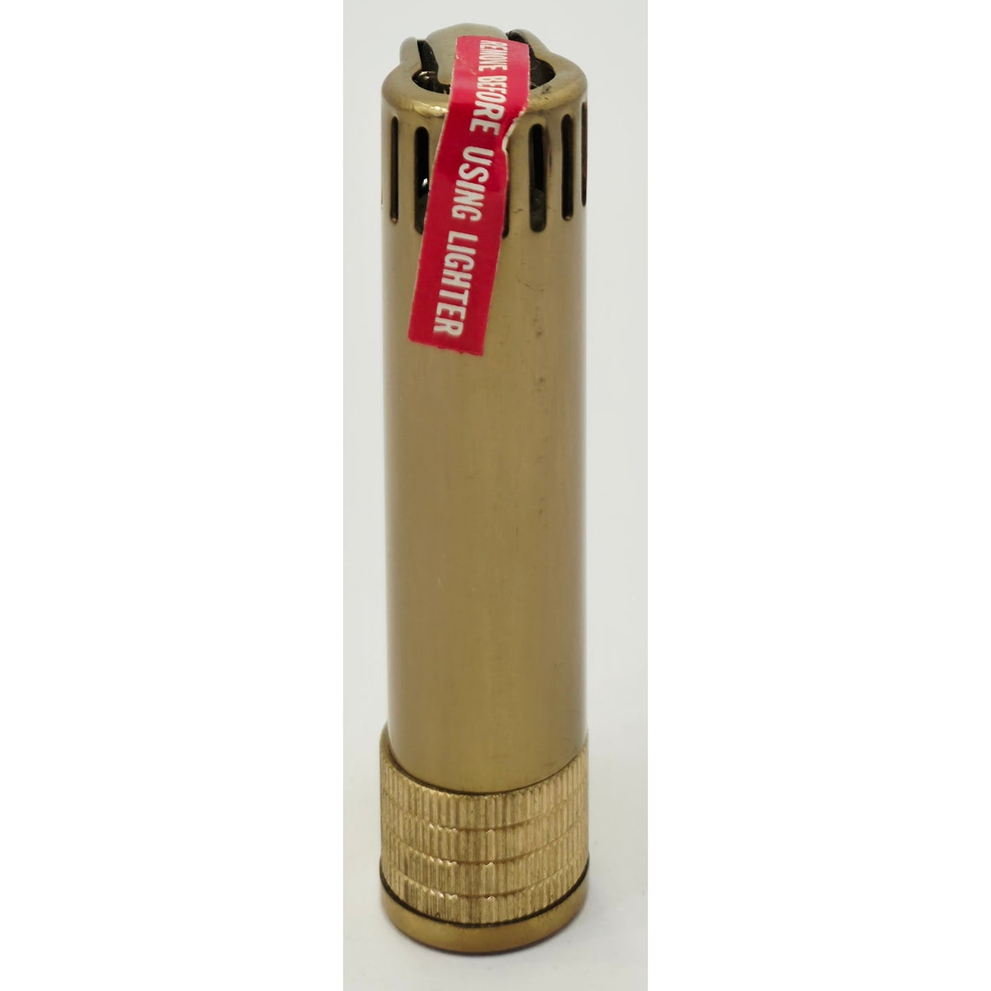 VINTAGE *NEW* 1960's Continental Butane Kwik-Fill Bronze Lighter Japan