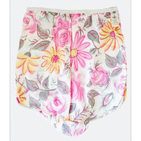 VINTAGE *NEW* 1960's Women's Pink Flower Print Panties Underwear Size 7 (L) USA