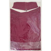 VINTAGE *NEW* 1960's Women's Thin Maroon Long Sleeve Mock Neck 100% Nylon Size M
