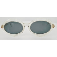 VINTAGE *NEW* 1970's Solarex Clear Frame with Gray Lens Sunglasses USA