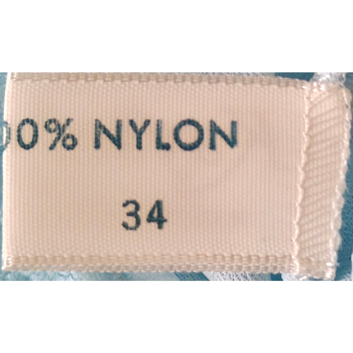 VINTAGE *NEW* 1960's Kayser Women's Light Blue with Lace Trim Slip Dress Size 34