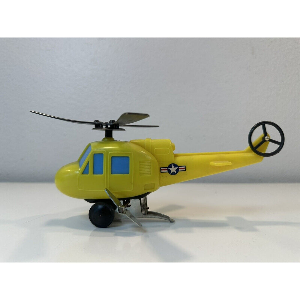 VINTAGE *NEW* 1960's Wind up Helicopter Plastic Toy Hong Kong